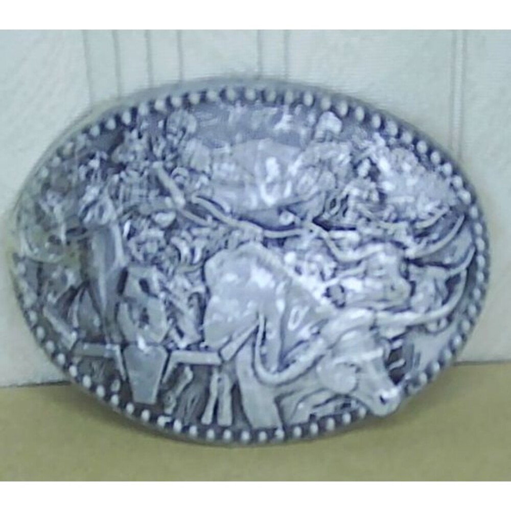 AWARD DESIGN MEDALS NEW MEN'S OLD WEST STYLE METAL BELT BUCKLE VINTAGE 4x3"